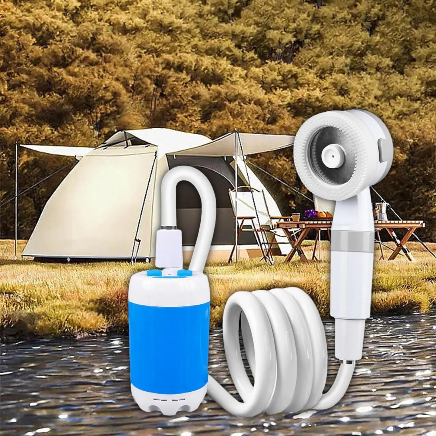 Portable Outdoor Shower Set .