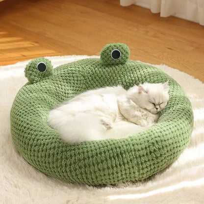 Frog Shape Pet Bed .