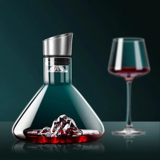 Iceberg Waterfall Wine Decanter .