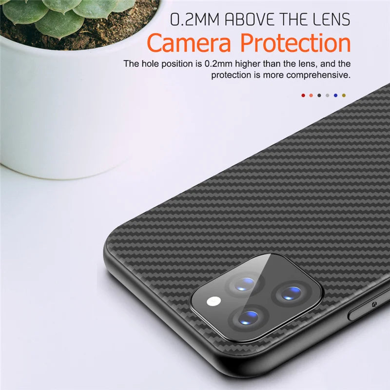 Carbon Fiber Phone Case .