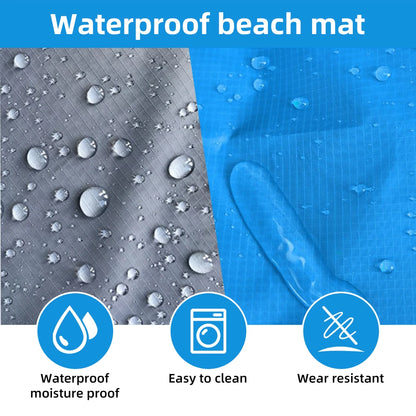 Waterproof Pocket Beach Blanket .