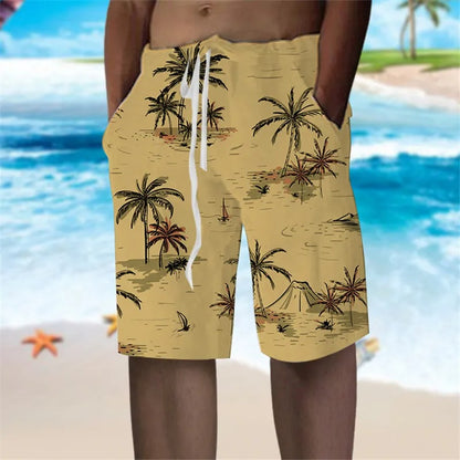 Shorts casuais soltos masculinos