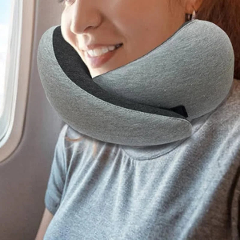 Durable U-Shaped Travel Neck Pillow .