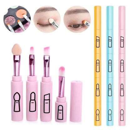 4-in-1 Makeup Brush Set .