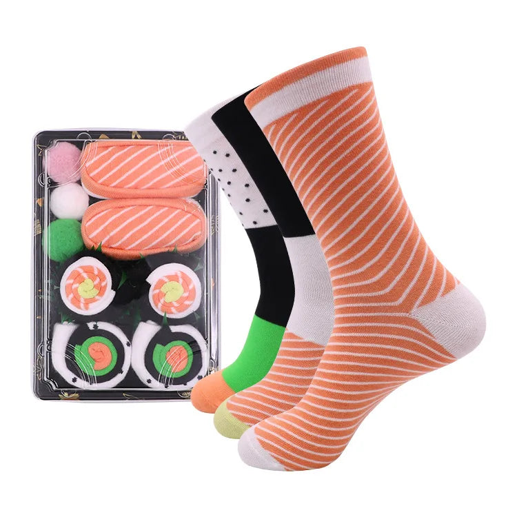 Gourmet Sushi Cotton Socks .