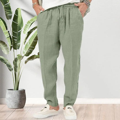 Cotton Linen Pants .