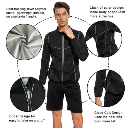 Sauna Sweat Jacket .