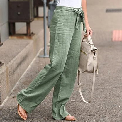 Women's Cotton Linen Pants .