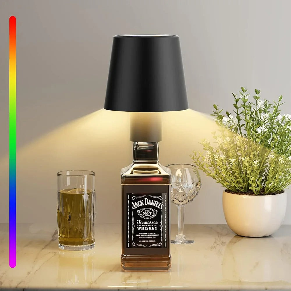 LED Wine Bottle Lamp .