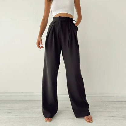 Chic Wide-Leg Pants .