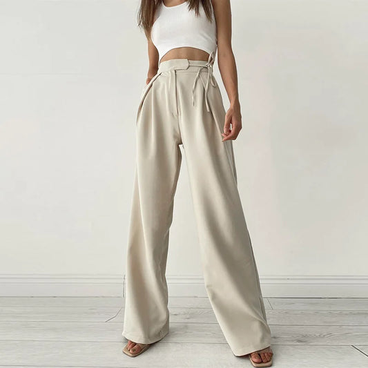 Chic Wide-Leg Pants .