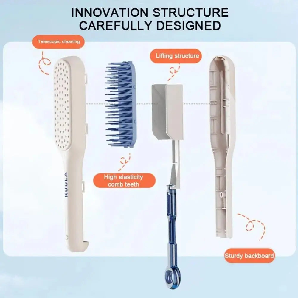 Retractable Anti-Static Hair Comb .