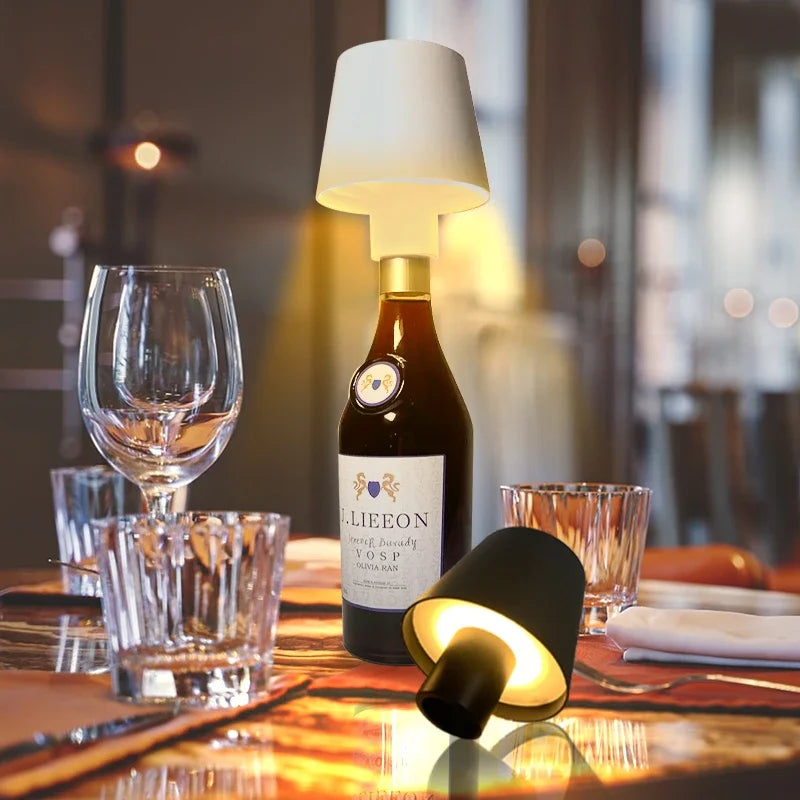 LED Wine Bottle Lamp .