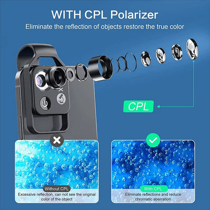 200X Mini Pocket Phone Microscope .