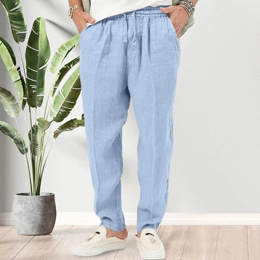 Cotton Linen Pants .