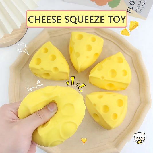 Squeeze Cheese Fidget Toy .