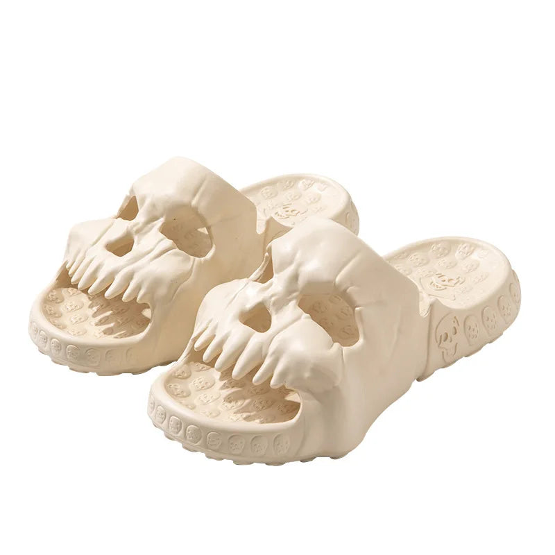 Skull Design Men Slippers .