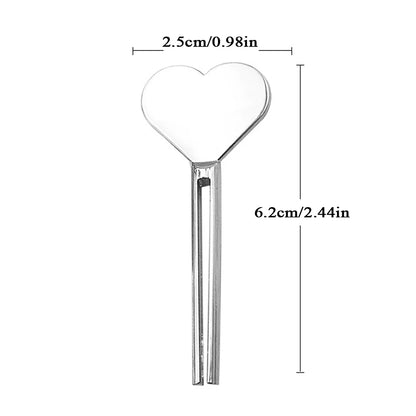 Espremedor de pasta de dente em formato de coração