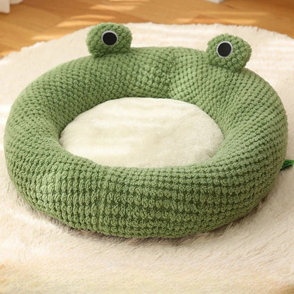 Frog Shape Pet Bed .