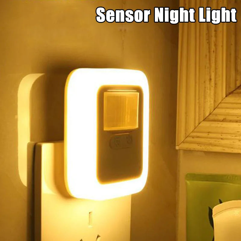 Luz LED com sensor de som de movimento