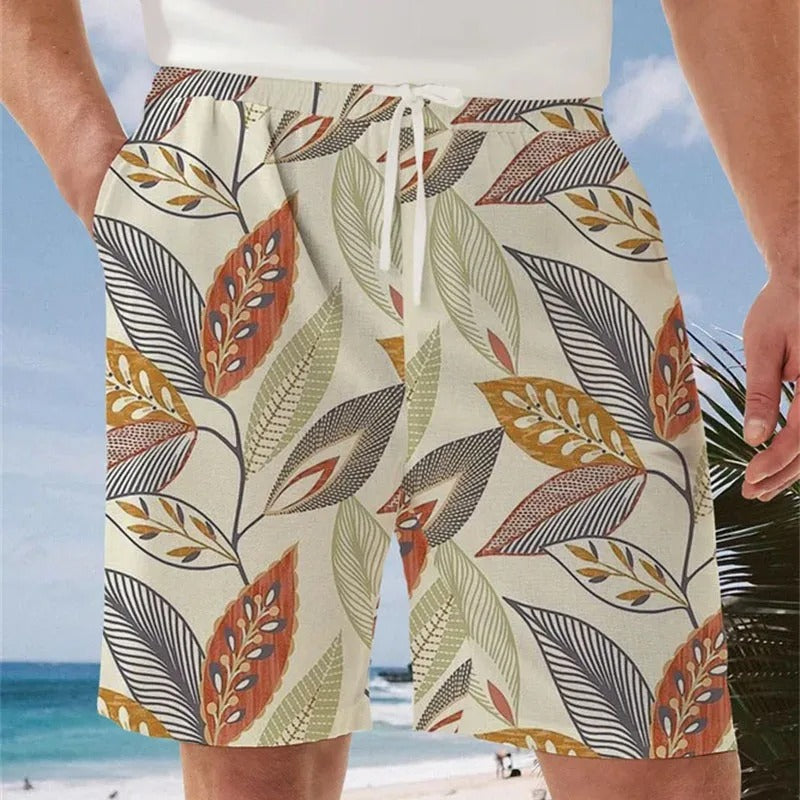 Shorts casuais soltos masculinos