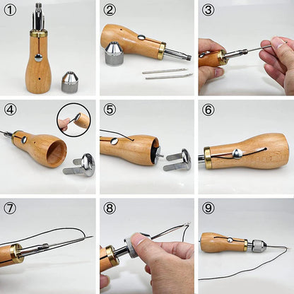 DIY Leather Sewing Kit .