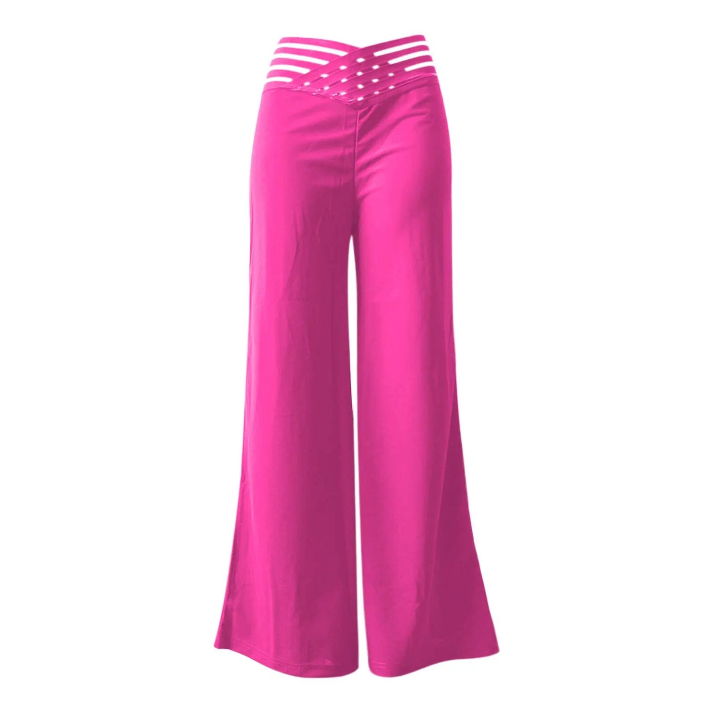 Wide Led Flared Pants .