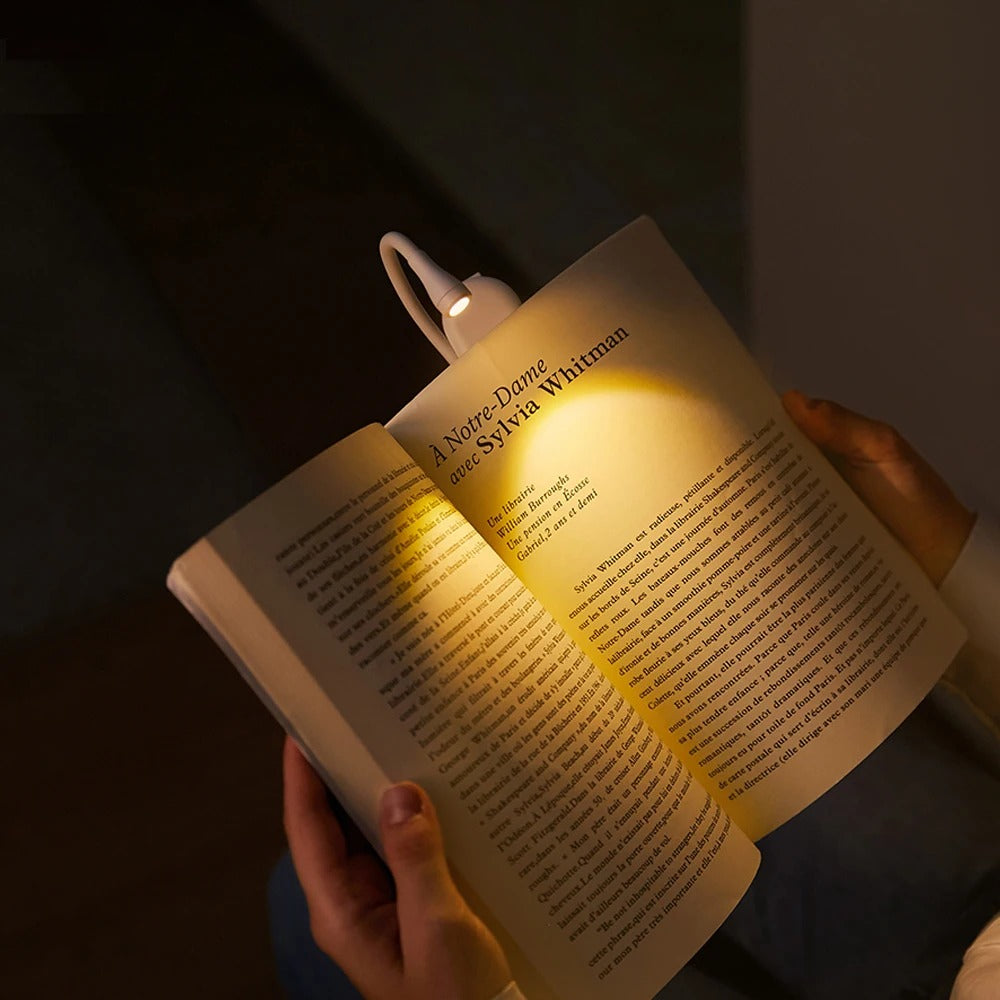 Mini Clip On Book Light .