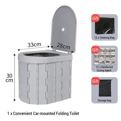 Portable Folding Toilet .