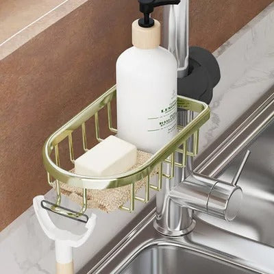 Bathroom Faucet Storage Rack .