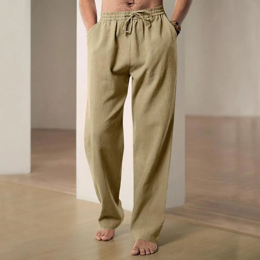 Men's Cotton Linen Pants .