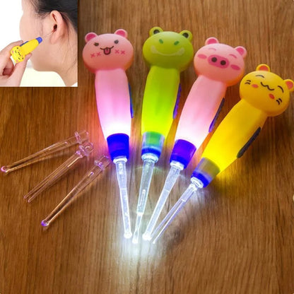 LED Luminous Light Baby Ear Spoon .