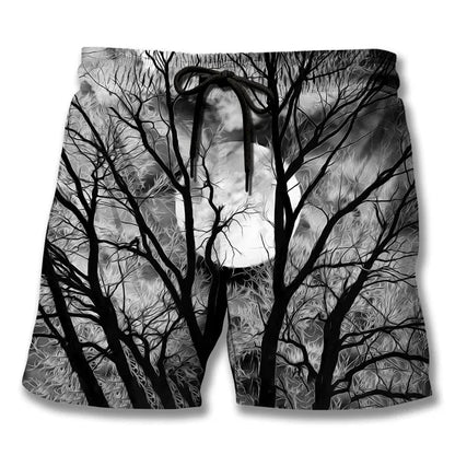 Shorts casuais soltos masculinos