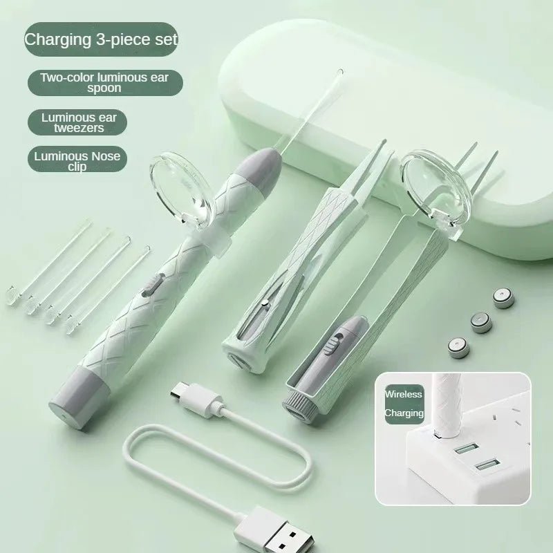 Luminous Ear Spoon Set .