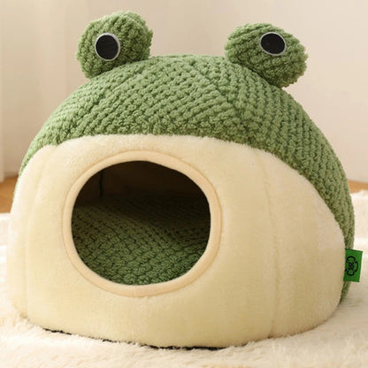 Frog Shape Pet Bed .