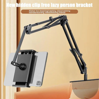 Retractable Hidden Bedside Phone Tablet Holder .