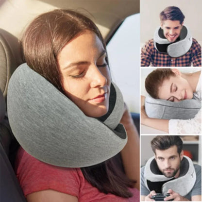 Durable U-Shaped Travel Neck Pillow .