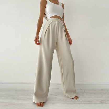 Chic Wide-Leg Pants .