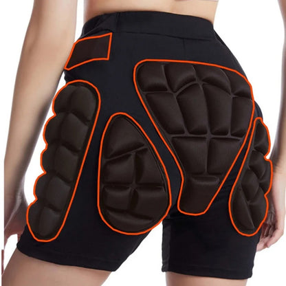 Shorts acolchoados de proteção 3D