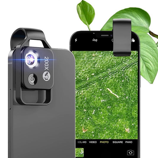 200X Mini Pocket Phone Microscope .