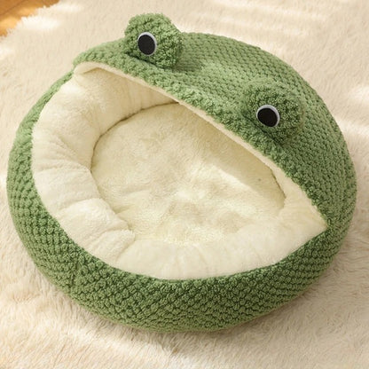 Frog Shape Pet Bed .